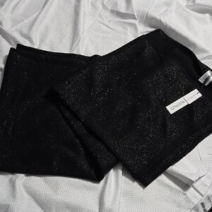 Chico's Black Sparkle Scarf